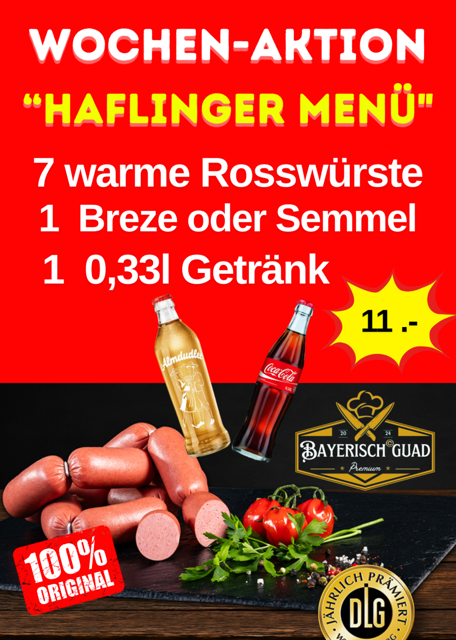 Haflinger Menü