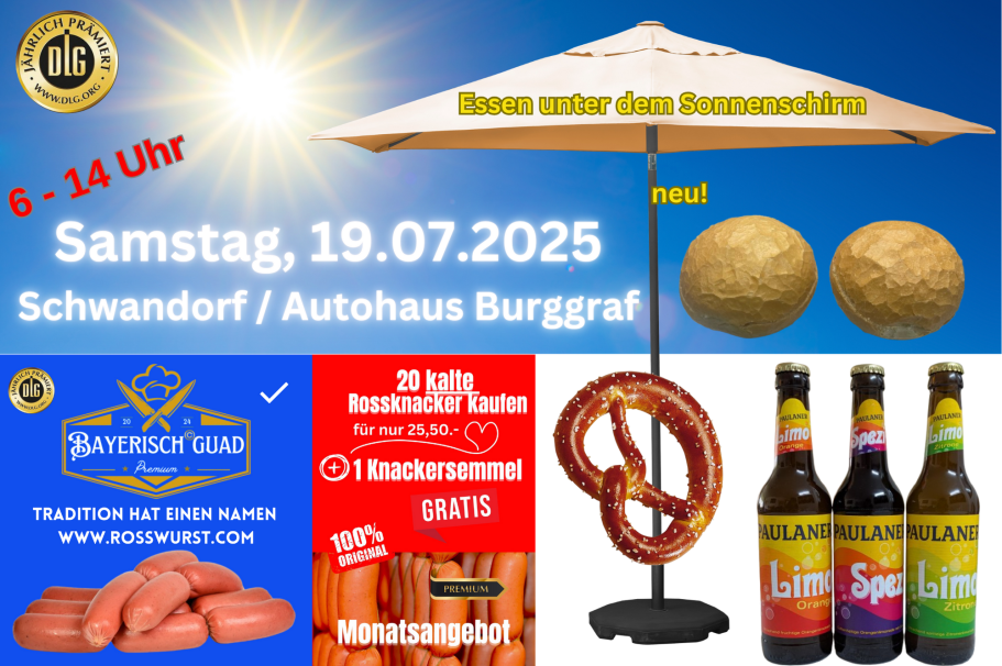 rosswürste kaufen in schwandorf am 19.7.25 rosswürste kaufen in schwandorf